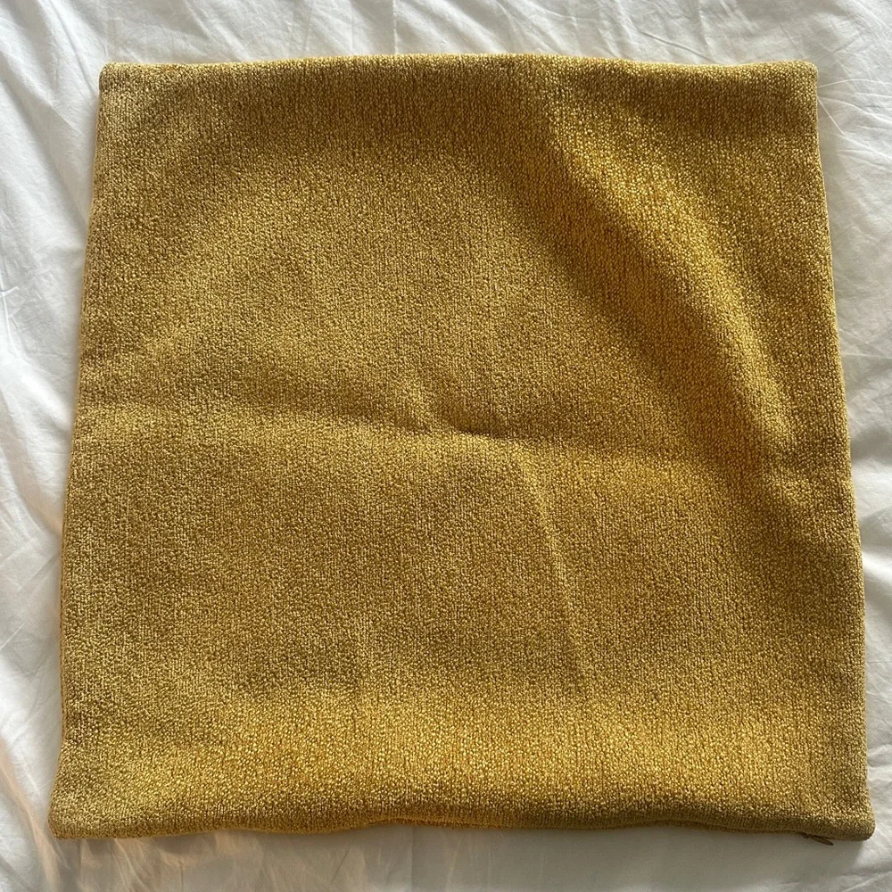 West Elm Gold Accent Pillow